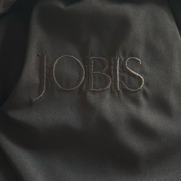 Jobis Black Winter Trench Coat Size 38 - Picture 3 of 4